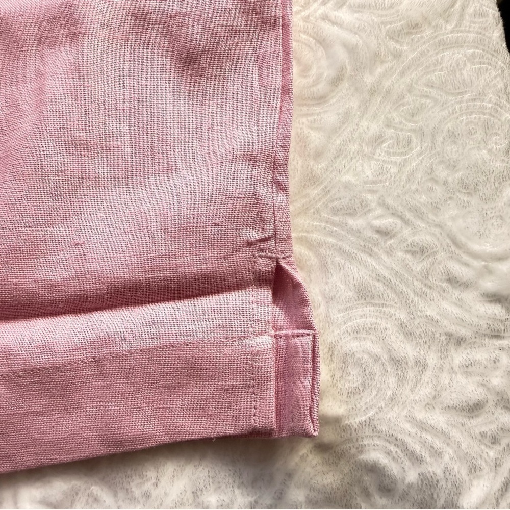 Buffalo David Bitton Pink Linen Blend Button-Up Shirt L NWT - Picture 4 of 9